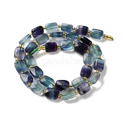 Natural Colorful Fluorite Beads Strands&nbsp;G-H061-A11-01