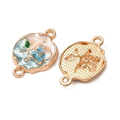 Alloy Enamel Links Connector Charms&nbsp;FIND-K030-10G