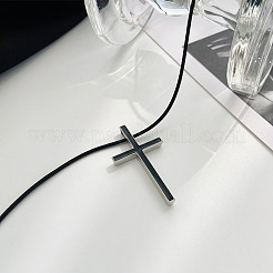 Alloy Cross Pendant Necklaces for Women&nbsp;WH-WG80F80-01