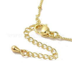 Brass Micro Pave Clear Cubic Zirconia Pendants Necklaces&nbsp;NJEW-K269-02B-G