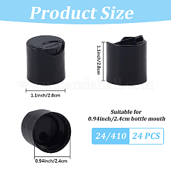 24Pcs Plastic Press Caps&nbsp;KY-CP0001-37A