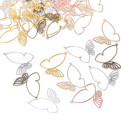 120Pcs 6 Colors Tibetan Style Alloy Pendants&nbsp;FIND-CA0009-24