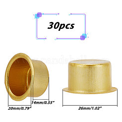 Aluminum Candle Cup&nbsp;LS-AJEW-WH0299-98G