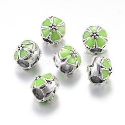 Alloy Enamel European Beads&nbsp;MPDL-T001-02M