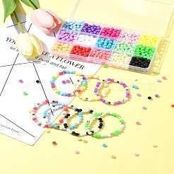 15 Colors Plastic Beads&nbsp;MACR-FS0001-79