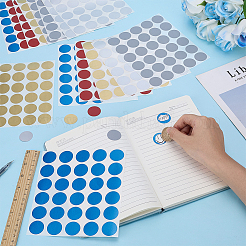 15 Sheets 5 Colors PVC Coated Scratch Off Film Password Stickers&nbsp;STIC-FG001-10
