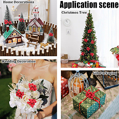 200Pcs Foam Artificial Red Holly Berries Model&nbsp;AJEW-GF0012-34