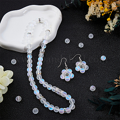 120Pcs Synthetic Moonstone Beads Strands&nbsp;G-PA0001-75B