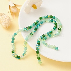 Electroplate Glass Beads Strands&nbsp;EGLA-YW0002-A05