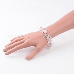 Rose Quartz Bracelets&nbsp;BJEW-JB02290-01