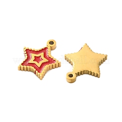 Ion Plating(IP) 304 Stainless Steel Enamel Charms&nbsp;STAS-M102-45G