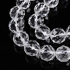 Natural Quartz Crystal Beads Strands&nbsp;G-S345-10mm-35