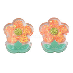 Transparent Epoxy Resin Cabochons&nbsp;CRES-N034-42B