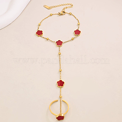 Stainless Steel Link Ring Bracelets&nbsp;HO2547
