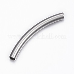 Tarnish Resistant 304 Stainless Steel Tube Beads&nbsp;STAS-G137-40P