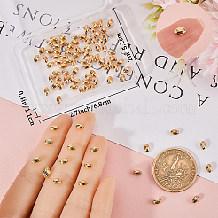 Brass Corrugated Beads&nbsp;KK-BBC0012-61