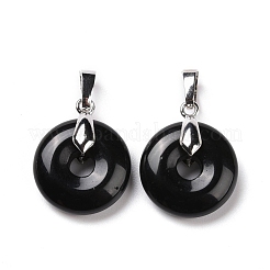 Natural Obsidian Pendants&nbsp;G-E059-01P-03