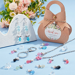 4 Sets Angle Shape Acrylic Pendants&nbsp;FIND-PH0009-11