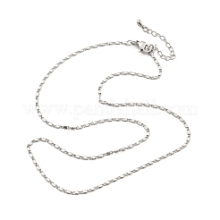 Brass Link Chain Necklaces for Women&nbsp;NJEW-D302-17P