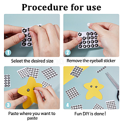 3 Sets 3 Styles Resin Self-adhesive Stickers&nbsp;DIY-FH0009-65