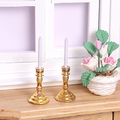 Alloy Candle Holder Miniature Ornaments&nbsp;PW-WG7A026-01