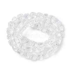 Transparent AB Colored Plated Electroplate Glass Beads&nbsp;X1-GLAA-P028-AB01