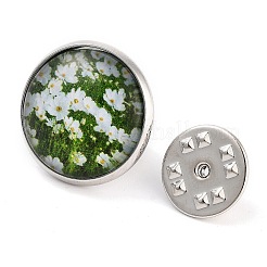 Round Glass Brooches&nbsp;LS-JEWB-A022-02D