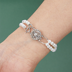 3Pcs 3 Colors Brass Box Clasps&nbsp;KK-DC0003-80