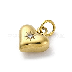 304 Stainless Steel Crystal Rhinestone Pendants&nbsp;STAS-E550-21G