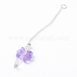 Crystal Fairy Beaded Wall Hanging Decoration Pendant Decoration&nbsp;HJEW-G019-02D