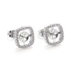 Brass Finger Ring & Pendants & Stud Earrings Findings&nbsp;KK-K243-02P