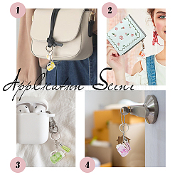 DIY Imitation Fruit Juice Charm Keychain Making Kit&nbsp;DIY-OC0004-40