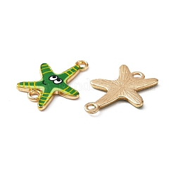 Ocean Theme Alloy Enamel Connector Charms&nbsp;FIND-CJC0017-15KCG-03