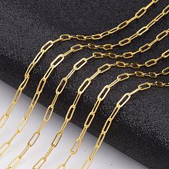 Brass Paperclip Chains&nbsp;X-CHC-S008-001C-G