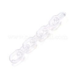 Handmade Transparent Acrylic Cable Chains&nbsp;AJEW-JB00575-08