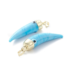 Handmade Evil Eye Lampwork Pendants&nbsp;LAMP-F031-01G-02
