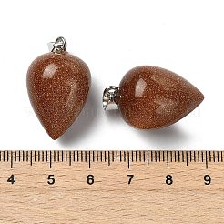 Synthetic Goldstone Pendants&nbsp;GG-K002-13X