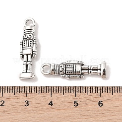 Tibetan Style Alloy Soldier Pendants&nbsp;TIBEP-GC160-AS-RS