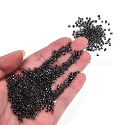 Glow in the Dark Luminous Transparent 8/0 Glass Seed Beads&nbsp;SEED-YWC0001-01A