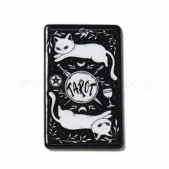 Tarot Theme Printed Acrylic Pendants&nbsp;MACR-G061-04