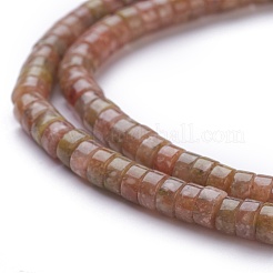 Natural Unakite Beads Strands&nbsp;G-H230-17