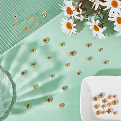 40Pcs 4 Styles Brass Beads&nbsp;KK-UN0003-34