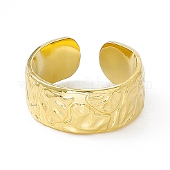 Ion Plating(IP) 304 Stainless Steel Cuff Ring for Women&nbsp;RJEW-C060-13G