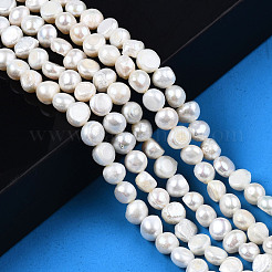 Natural Cultured Freshwater Pearl Beads Strands&nbsp;PEAR-N014-07G