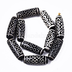 Tibetan Style dZi Beads Strands&nbsp;G-T131-33