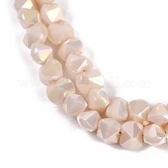 Electroplate Glass Beads Strands&nbsp;EGLA-B009-05A-04