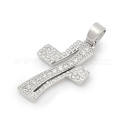 Brass Pave Cubic Zirconia 
Pendants&nbsp;KK-U062-65P