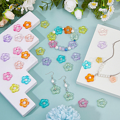 200Pcs Transparent Acrylic Bead Frame&nbsp;TACR-DC0001-14