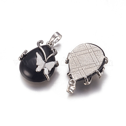 Natural & Synthetic Mixed Stone Pendants&nbsp;G-K296-B