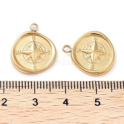 304 Stainless Steel Pendants&nbsp;STAS-L022-378G